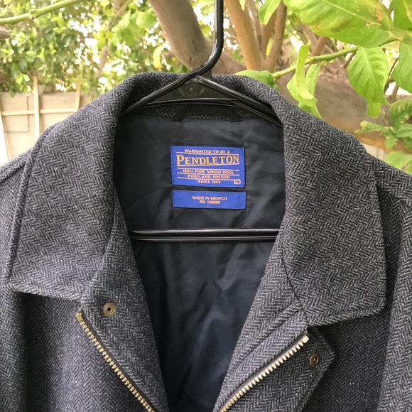 Pendleton herringbone wool lined jacket - Picture 2 of 15